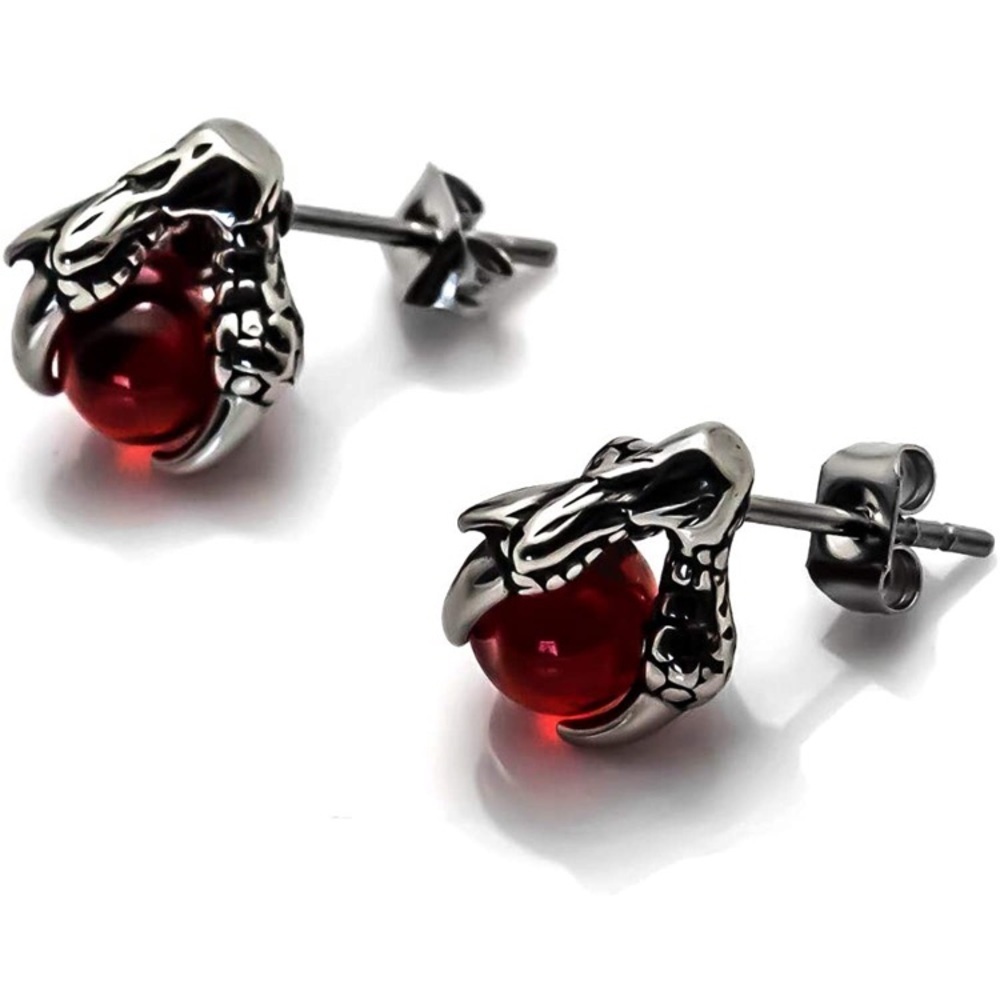 Punk Rock Stainless Steel Earrings